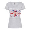 Women's valueweight v-neck T Thumbnail
