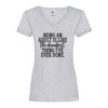 Women's valueweight v-neck T Thumbnail